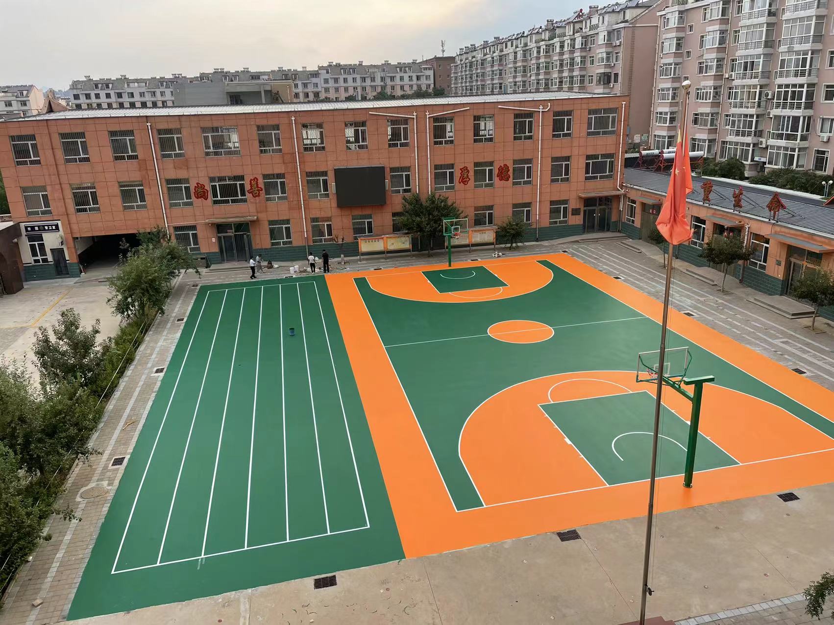 篮球场，运动球场